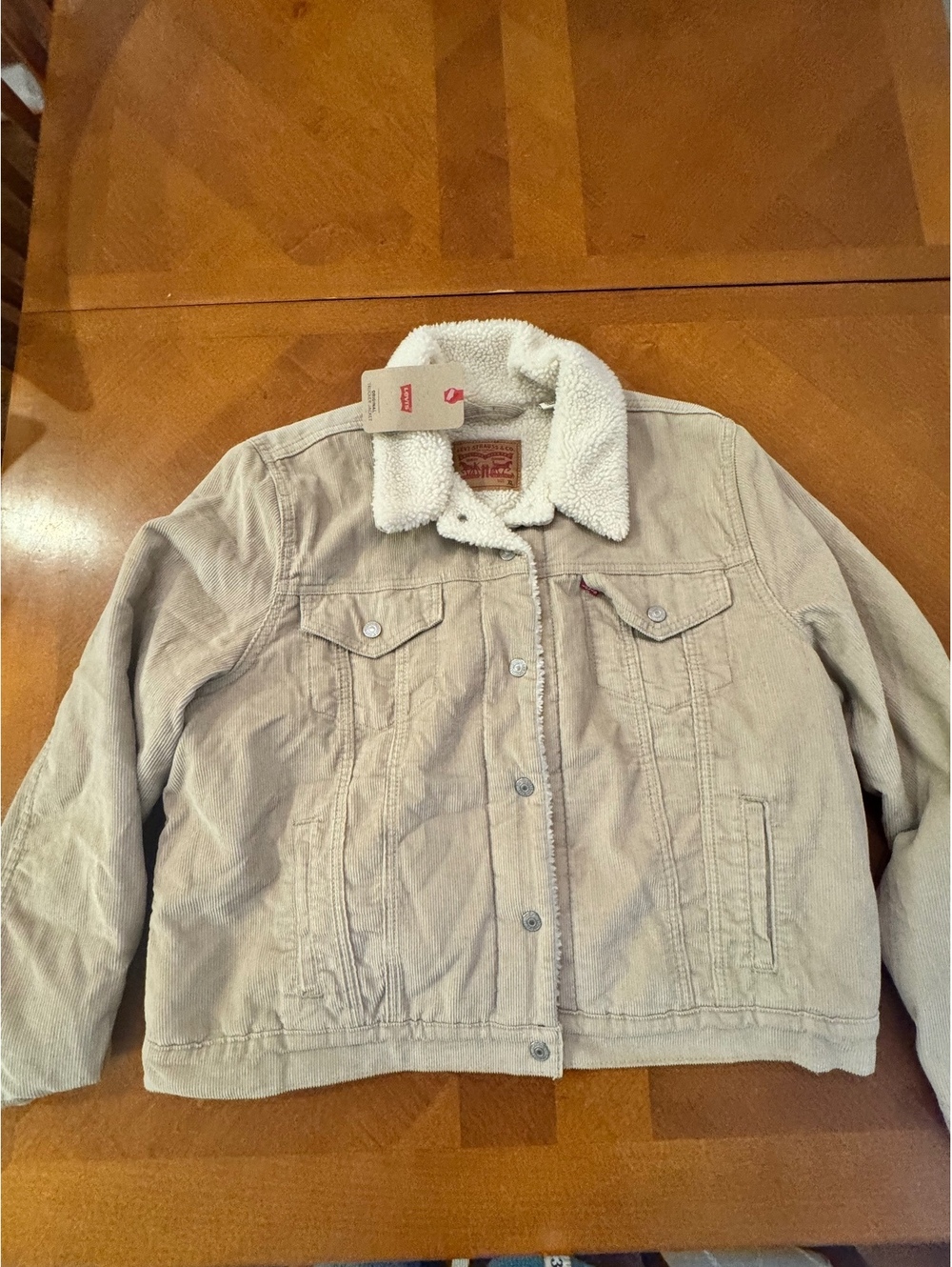Levi's Original Trucker Jacket with Sherpa Lining, Size XL